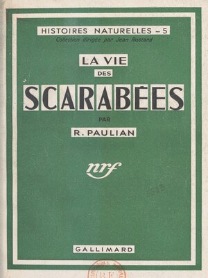 cover image of La vie des scarabées